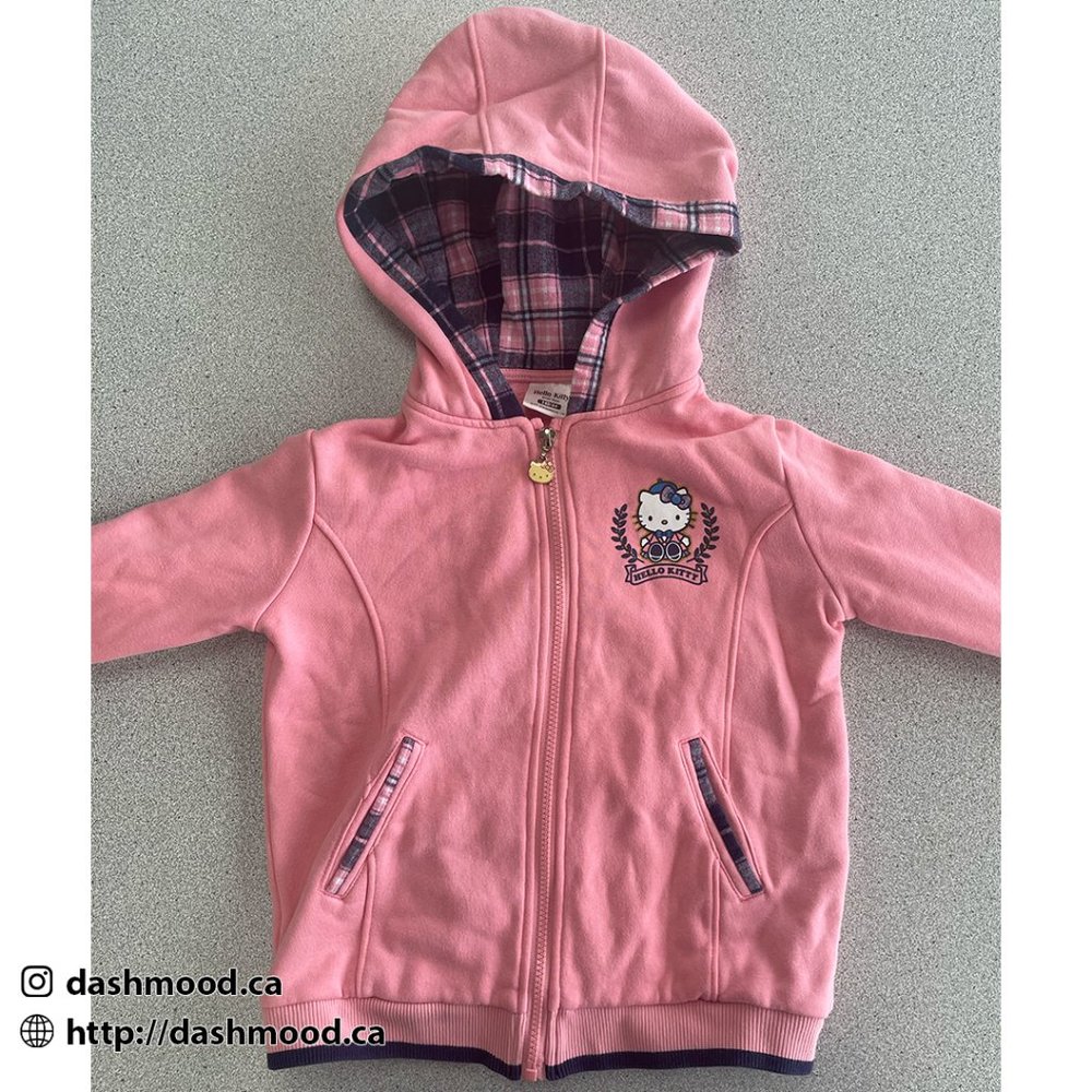 Girls' Hello Kitty Jacket with Hat